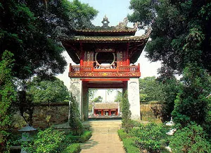 Temple of literature - the first national university of Vietnam